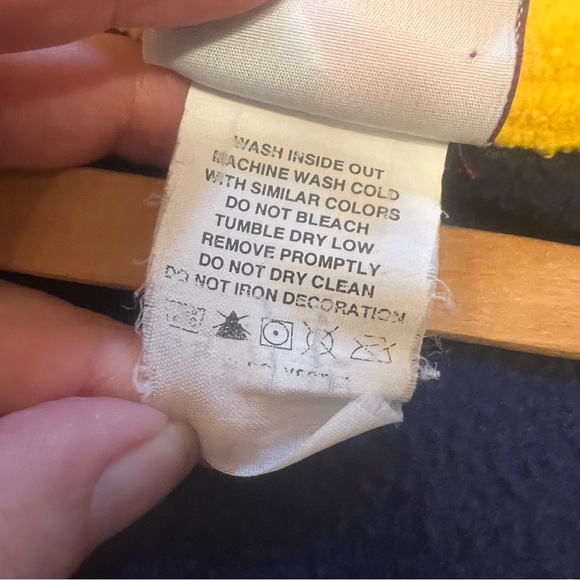 NHL St.Louis Blues Quarter Zip Size 2XL (No Tag) Logo Blue Yellow Fleece Pockets - Picture 11 of 11